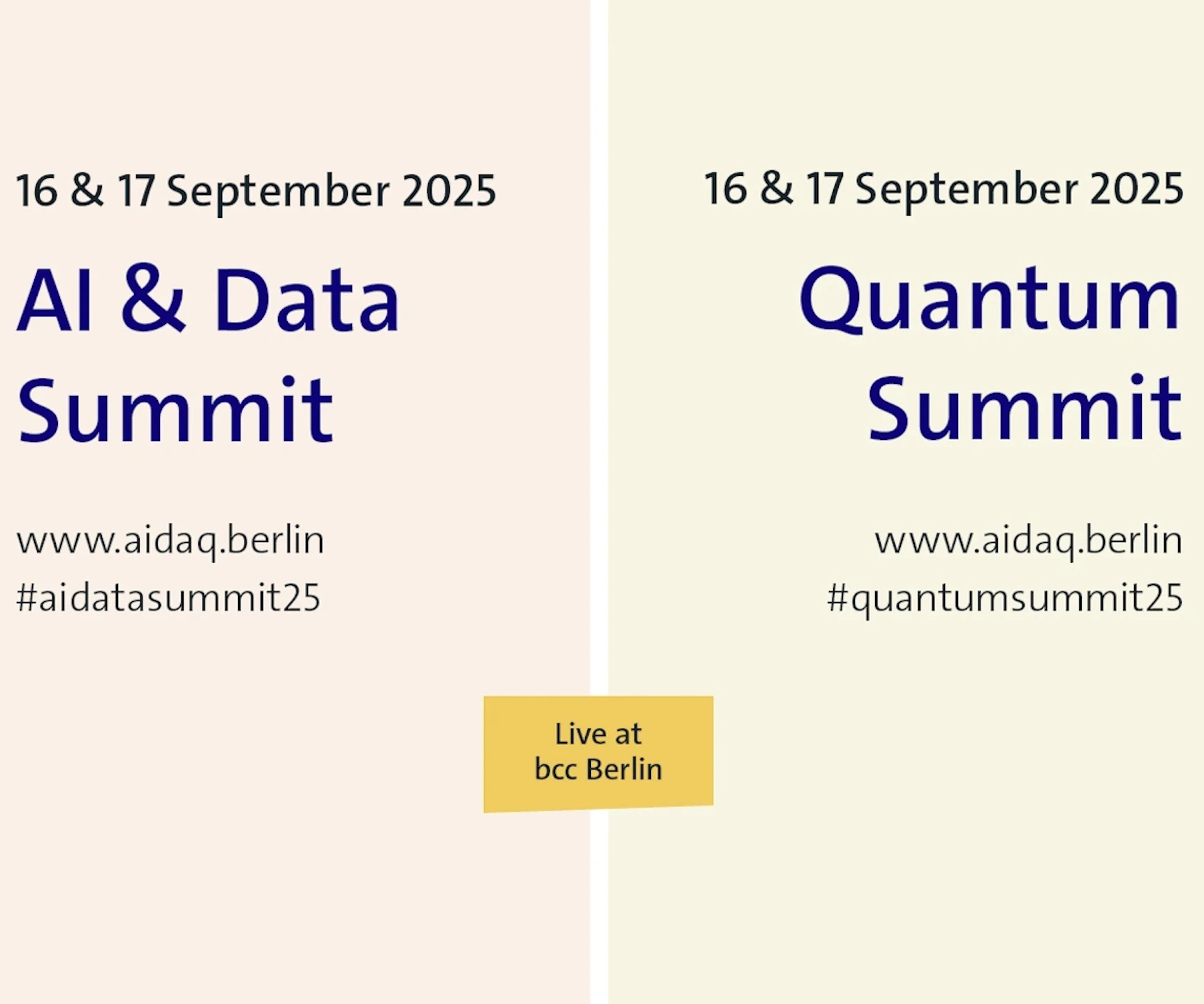 AI & Data and Quantum Summit 2025